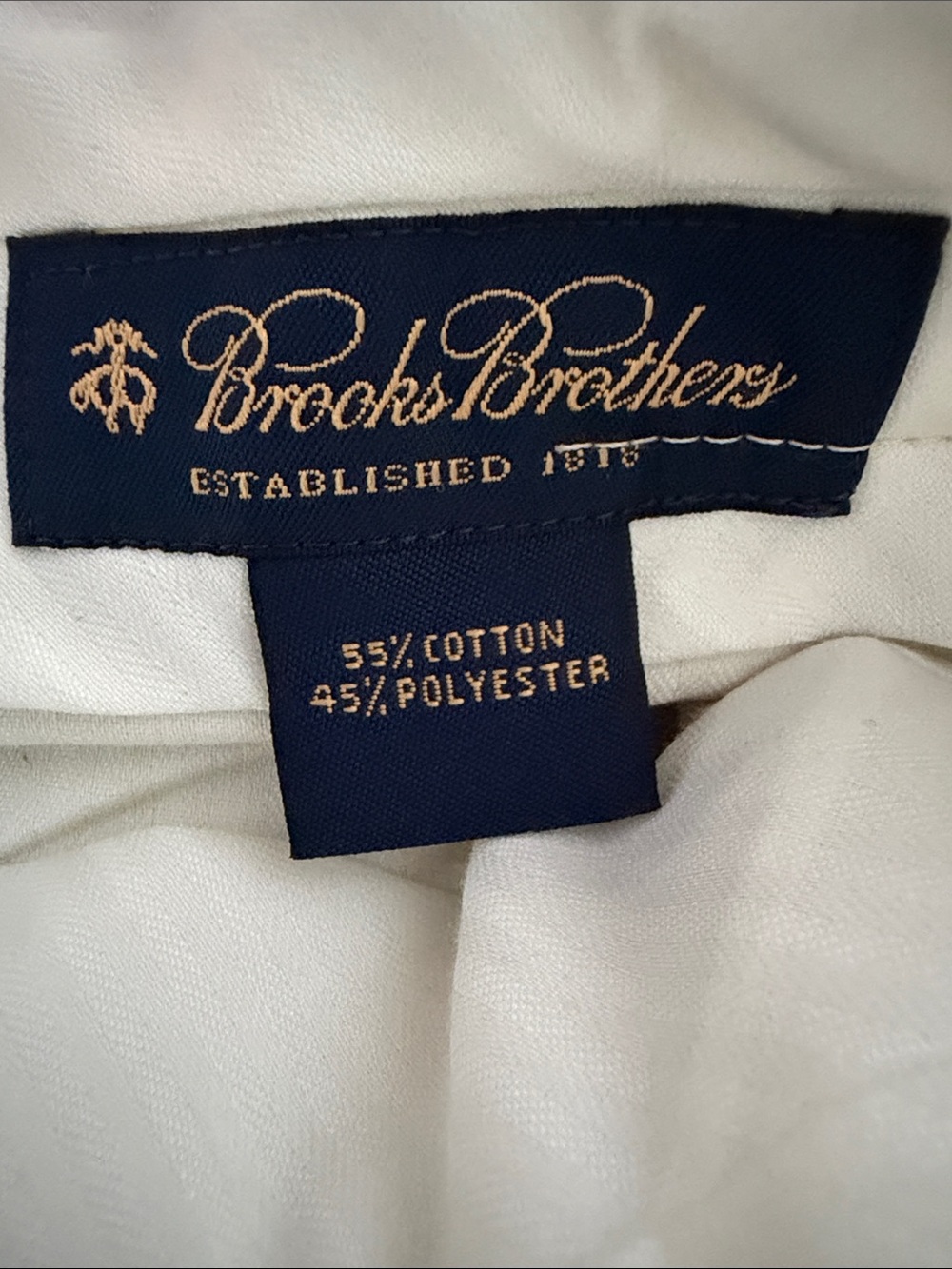 Brooks Brothers 1818 navy Madison pleated wool pants 43 x 33‎ - Picture 7 of 7